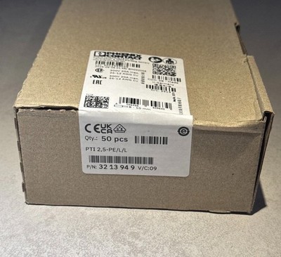 50 Stk.  PTI 2,5 PE/LL, 3213949, Phönix Contact, NEU orig. verpackt