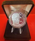MARK MCGWIRE 70 HR ONE TROY OUNCE .999 SILVER round Highland Mint #3883 COA