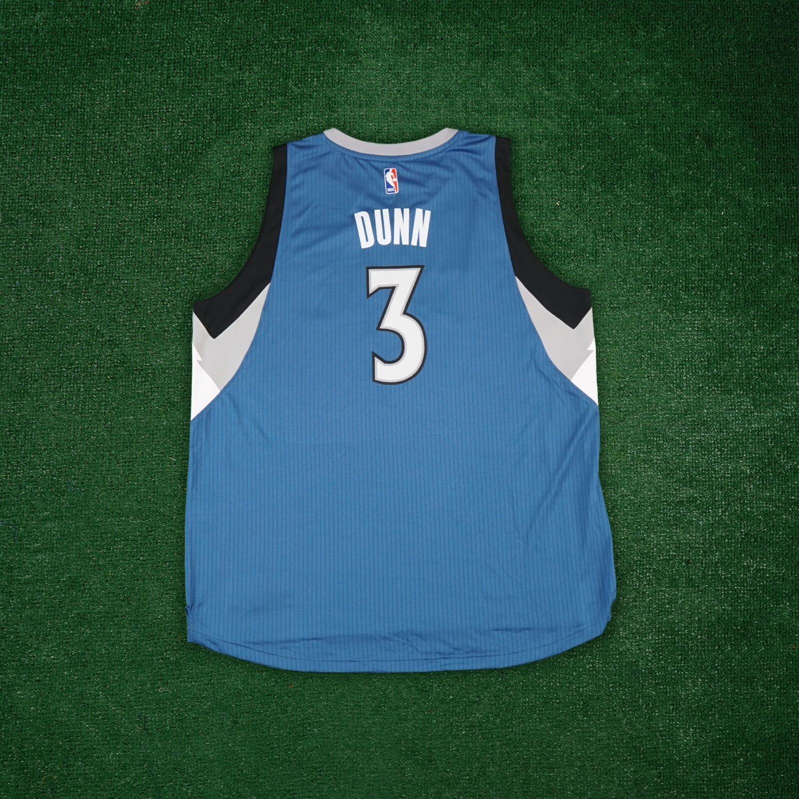 Крис Данн Миннесота Тимбервулвз НБА Adidas Синяя мужская майка Swingman