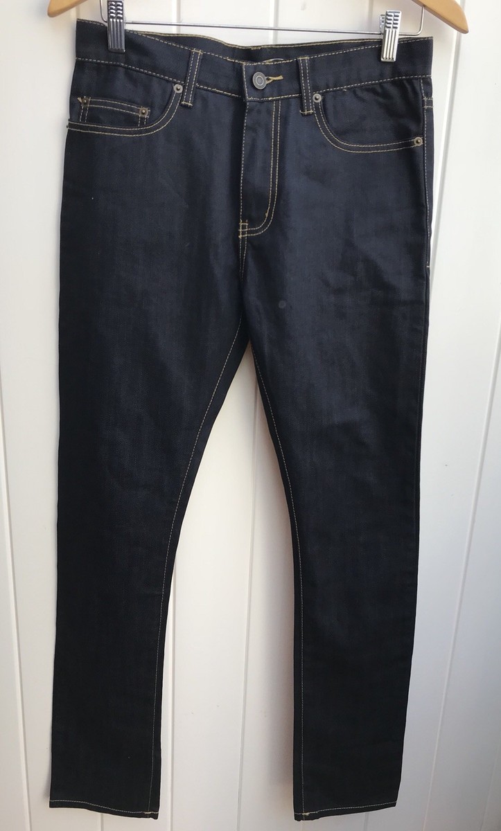 Saint Laurent Paris D02 m/sk-lw ,Black Skinny Stretch Pants ,Size
