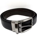 Kirkland Signature Men's Reversible Italian Leather Belt ~Black/Brown Sz 40 ~ 44
