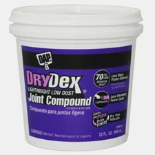 DAP DryDex JOINT COMPOUND 32 oz. White All Purpose Lightweight Low Dust Interior