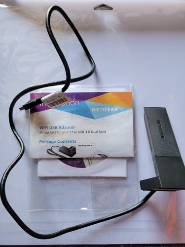 Netgear Dual-Band Wifi Adapter Model A6210