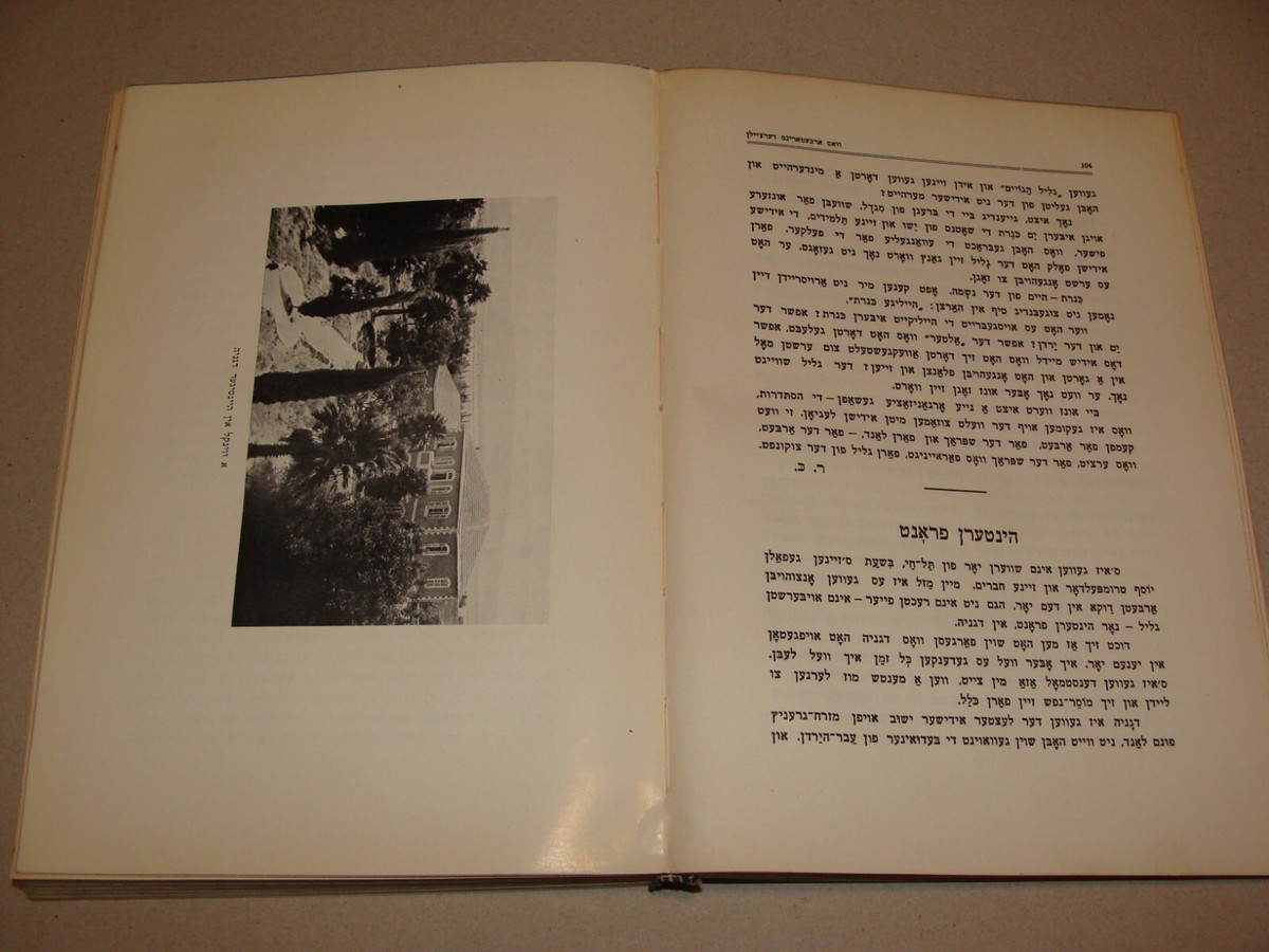 Jewish Judaica 1931 Palestine Israel Yiddish Zionist Women Jewish Judaica 1931 Palestine Israel Yiddish Zionist Women