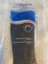 Avon  Foot Works  Entire Foot Cushions  Black.