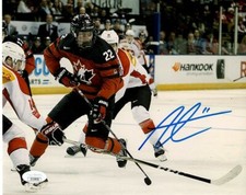 Team Canada Alexis Lafreniere Signed Autographed 8x10 IIHF Photo JSA COA #4