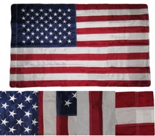 2.5 x 4 Embroidered USA American Pole Sleeve Nylon Flag 2.5'x4' HEAVY DUTY