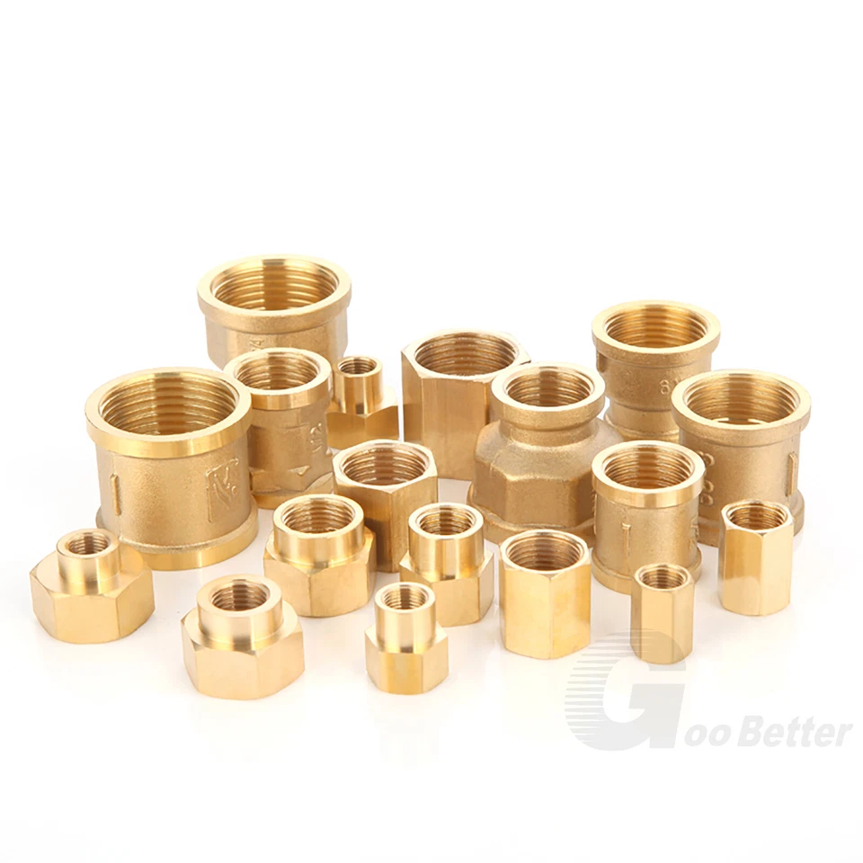 1/8 1/4 3/8 1/2 3/4 1 inch BSP Female to Female Connector Brass Reducing Adaptor - Image 3 of 3