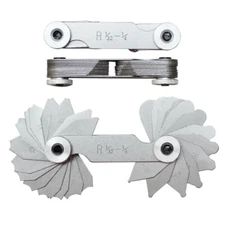 30 PC RADIUS GAGE SET 1/32 - 1/4" by 64ths