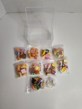 Miniature Dollhouse Food Supermarket Mini Cakes Wine Drinks Accessories