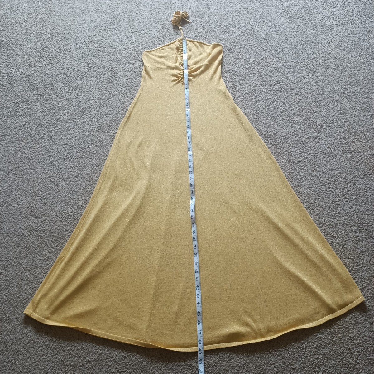 Bec & Bridge Indya Knit Maxi Dress - Size 10 Yellow | eBay