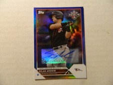 2024 Topps Pro Debut Blue Foil Autographed Card of Silas Ardoin - Orioles