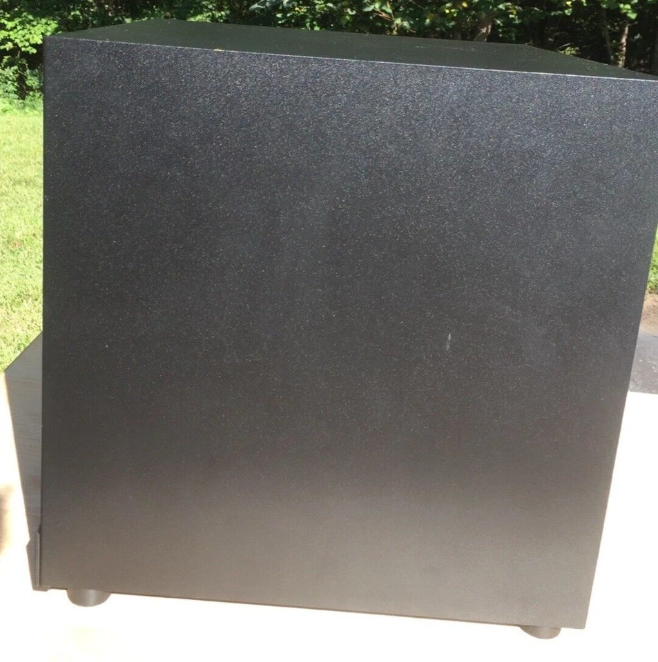 Subwoofer alimentado Jamo SUB 1810 10 pulgadas 180 vatios, negro Foto 2 de 4