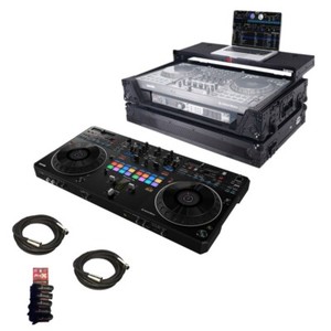 Bundle of Pioneer DJ DDJ-REV5 DJ controller + Road Case + 2 XLR's + Cable Ties