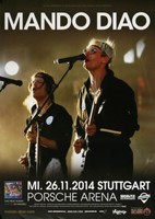 Mando Diao - The Band , Stuttgart 2014 | Konzertplakat | Poster