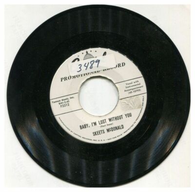 Skeets McDonald - Baby, I'm Lost Without You / I Got a New Field to Plow 7'' 45