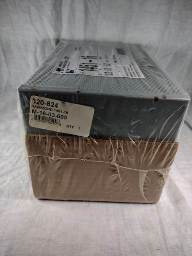 NEW Old Stock - Hammond 1451-16 Ventilated Metal Chassis Cover 10x6x5.2 inches - Picture 3 of 9