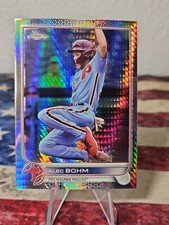 Alex Bohm 2022 Topps Chrome Prizm Refractor Phillies #89