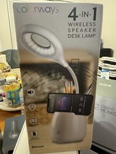 Colorways 4 In 1 Wireless Speaker Desk Lamp brand new