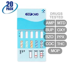 Mintegrity [20pk] 9-Panel Dip Card Urine Drug Test  #MI-WDOA-295