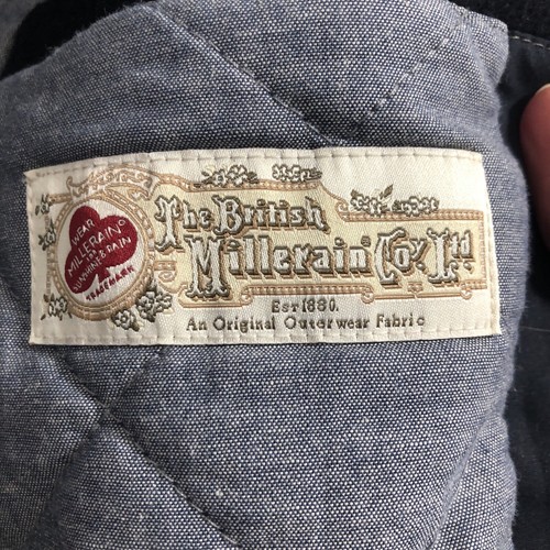 John Lewis & Co British Millerain Navy Crafted Jacket Brushed Cotton Collar - M - Picture 10 of 17