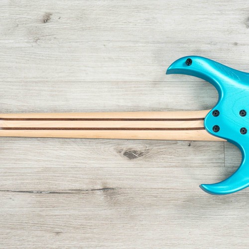 Mayones Duvell DT 7 B26.5" Baritone 7-String Guitar, Light Blue Metallic Matt - Picture 7 of 11