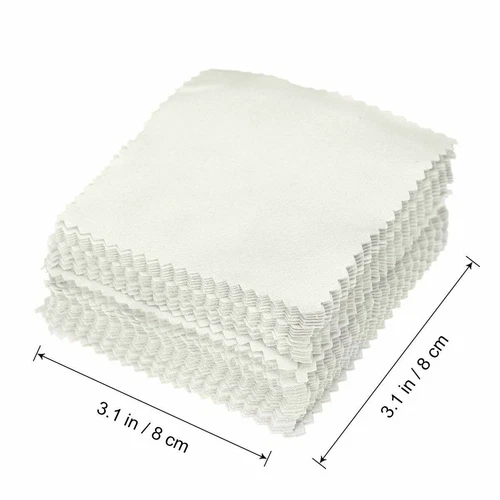 Silver Cleaning Cloth Polishing | BULK 50pcs | ANTI TARNISH Cleaner | - Picture 1 of 7