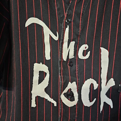 VTG WWF 1990s The Rock ベースボールシャツ サイズXL｜メンズ