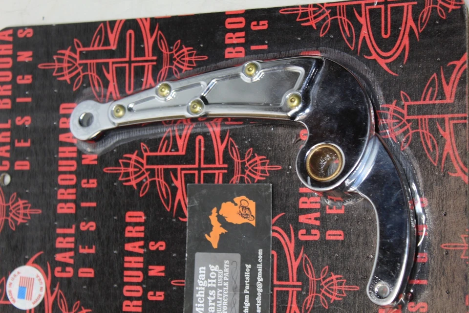 2015+ Indian Scout Carl Brouhard Chrome 2" alavanca de braço de mudança estendida cromada - Imagem 2 de 4