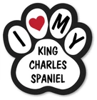 I LOVE MY KING CHARLES SPANIEL CAR VAN LORRY WALL VINYL SELF ADHESIVE STICKERS