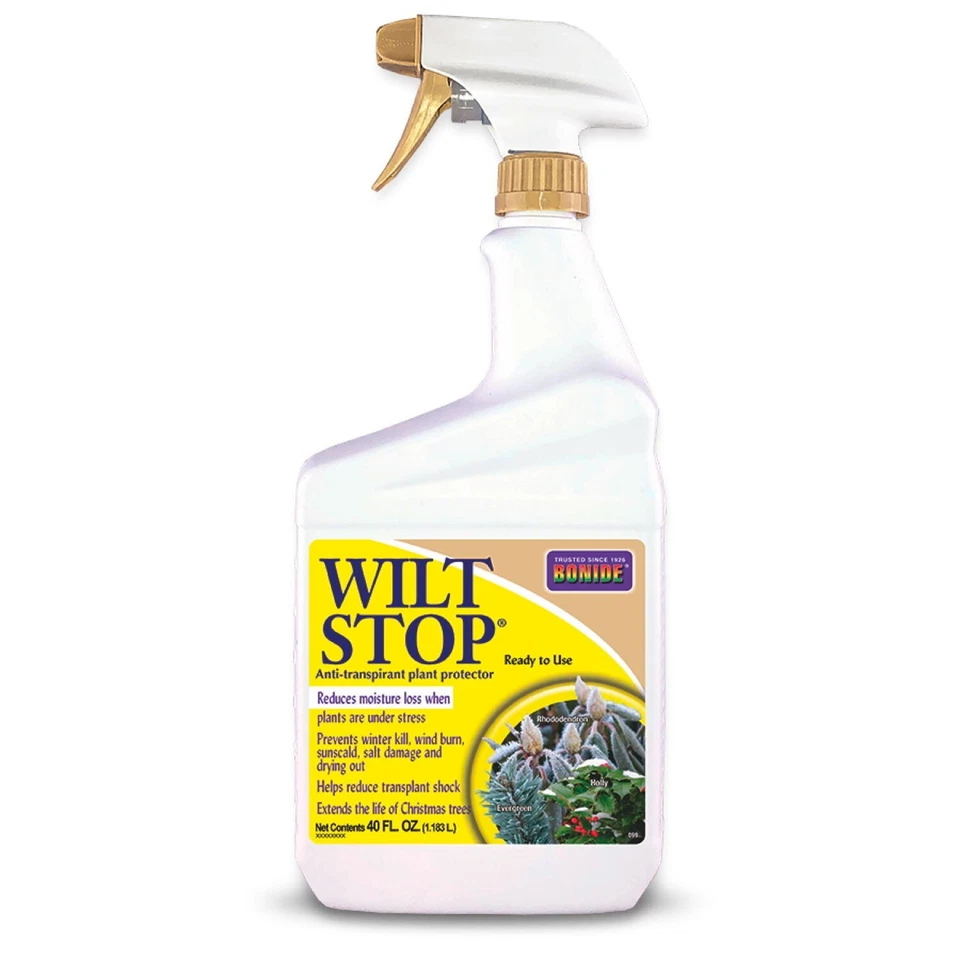 Bonide 099 40 oz Wilt Stop Plant Antitranspirant Moisture Loss Spray - Pack of 4 - Image 2 of 4