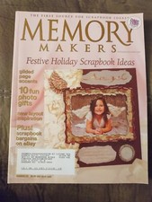 Vtg Scrapbooking Magazine Memory Makers Festive Holiday November/December 2003