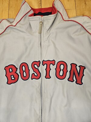 Majestic Gray BOSTON RED SOX Mens Authentic Collection MLB Team