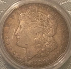 1921 D  Morgan SILVER Dollar  - From Old Coin Collection - Grandfather's Estate