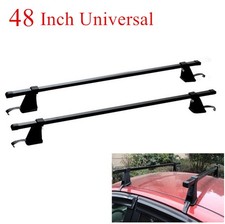 48 Universal Roof Rack Cross Bar Cargo Carrier For 4-door Car Suv Usa Stock