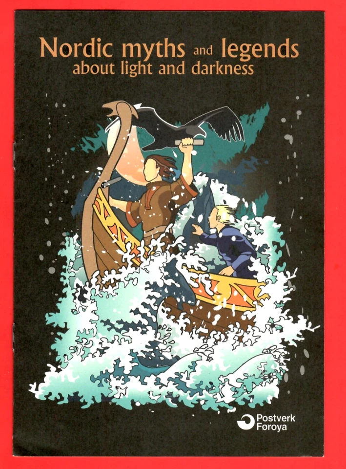 FAROE ISLANDS NORDIC MYTHS LEGEND MNH with PRESENTATION FOLDER & BOOKLET - Image 4 of 4