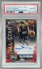 Allen Iverson 2025 Topps Chrome Cactus Jack All-Star Red Game Auto 5/5 PSA 10
