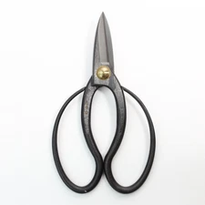 Senkichi Gold Bonsai Okubo Shears – 180mm General Pruning Scissors for Trimming