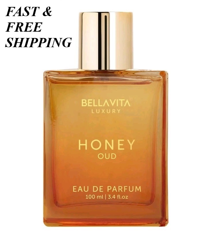 Bella Vita Luxury Honey Oud Unisex Eau De Parfum Long Lasting Sweet Spicy Unisex