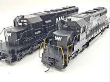Athearn HO Scale Norfolk & Western 6175 & 6179 (2) Powered Diesel Locomotives