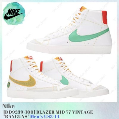 NIKE BLAZER MID 77 VINTAGE RAYGUNS DD9239-100 Men's US3-14 NEW
