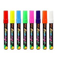 8 pcs Liquid Chalk Board Window Marker Erasable Pen 8 Pack Great For Chalkboard