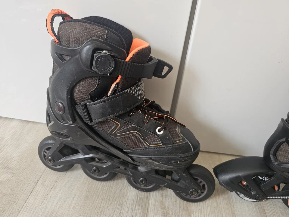 Oxelo Fit 3 Junior Fitness Inline Skates Rollerblades - Image 2 of 4
