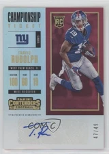 2017 Contenders Championship Ticket 47/49 Travis Rudolph Rookie Auto RC 0wp8