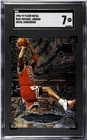 Fleer Metal 1996-97 Michael Jordan #241 Metal Shredders SGC 7 Chicago Bulls
