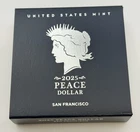 2025-S Proof Peace Dollar $1 San Francisco US Mint in OGP w/COA 99.9% Silver