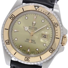 TUDOR Prince Date Mini Sub 73193 Cal.2671 gold Dial Automatic Boy