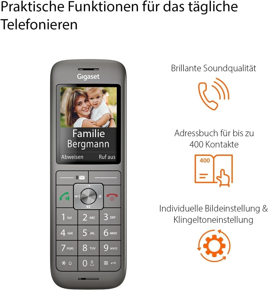 CL660HX - design DECT-Mobilteil mit Ladeschale - Fritzbox-kompatibel - hochwe... - Bild 4 von 4