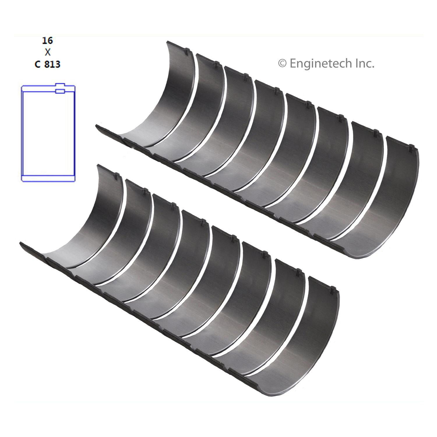High-Performance Engine Connecting Rod Bearing Set BB607J010