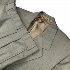 VTG Oxxford Clothes Men's The Cambridge 3-Button Suit Green Woven   41R  38x26
